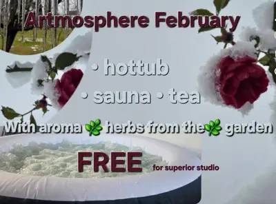 an image of flowers with the words antenzosphere fe vocabulary at Galeria In The Garden in Plovdiv