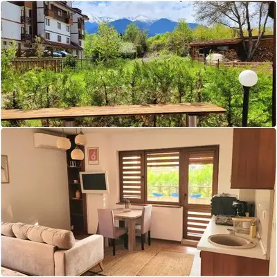 Spacious stylish studio with large terrace and amazing view