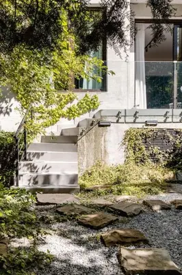 a group of rocks in front of a building at Sophisticated Gem in the Heart of Sofia in Sofia