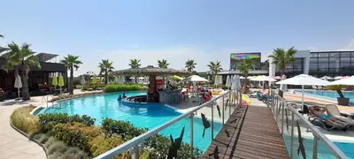a view of a pool at a resort at Аpartment Van Gogh in Hisarya