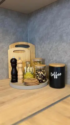 a shelf with a coffee maker and other items on it at Славянска резиденс - Спокойствие в центъра на Пловдив in Plovdiv