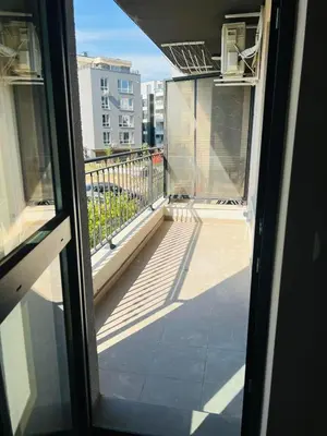 a view from a window of a balcony at Cherry Apartment with 2 bedrooms in Sofia
