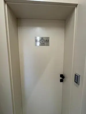 a sign on a door that says be absolute ninja at Luxurious House with Deluxe rooms & Free Secured Parking in Sofia