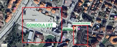a rendering of a map of a city at Cosy Apartment On The Lift in Bansko