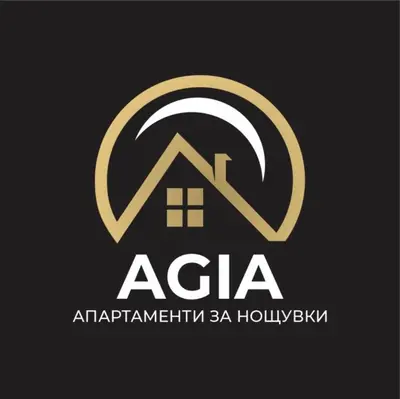 a logo for aaa with a house in the middle at AGIA- luxury apartment Sofia in Sofia
