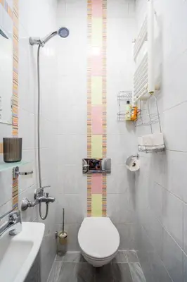 a bathroom with a toilet and a sink at BB Apartment in Sofia