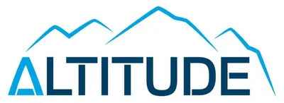 a logo for altec with mountains in the background at GONDOLA APARTMENTS BANSKO - SUVOROV VIP Complex in Bansko
