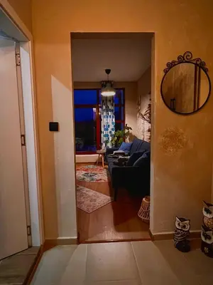 a view of a living room from the hallway at CozyHomes in Bansko