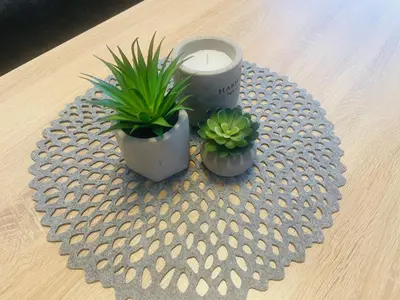 two potted plants sitting on top of a table at Апартамент Гончеви in Velingrad