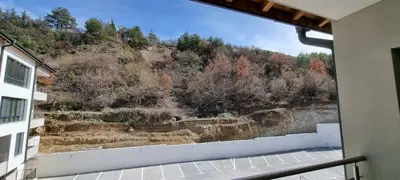 a view of a river from a window at MariGold Apartments in Sandanski