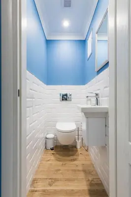 a bathroom with a toilet and a sink at Casa Dolce far niente , in Blue, PARKING in Sofia