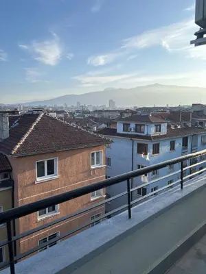 a view of a city from a balcony at Kolev Apartment 1 in Sofia