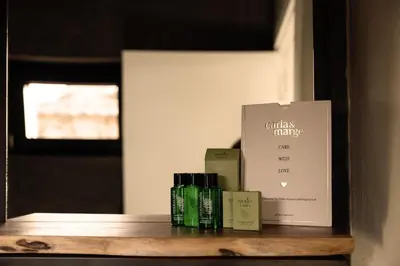 a shelf with books and a box on it at Luxury House Veles in Hisarya