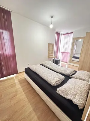 a bedroom with two beds in a room at The Leverage in Sofia