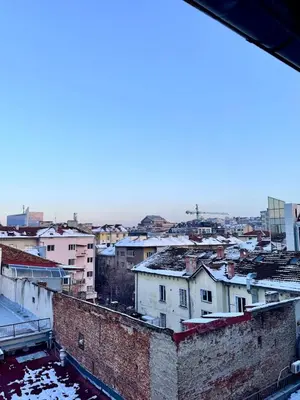 a view of a city from a building at Sofia Central Cozy Apartment in Sofia