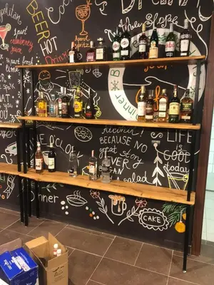 a wall with lots of graffiti on it at ТЕС Боровец Гарденс in Borovets