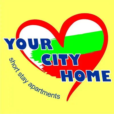 a heart with the words your city home at Industrial Art Studio - Top Center - plus Free Vouchers & Gift in Sofia