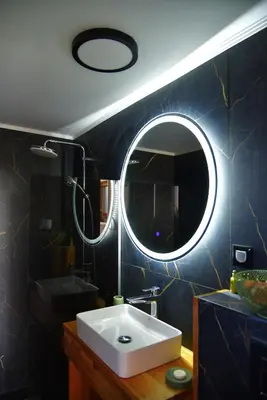 a bathroom with a sink and a mirror at Villa Selya - Private Pool & Mountain View in Selyanin