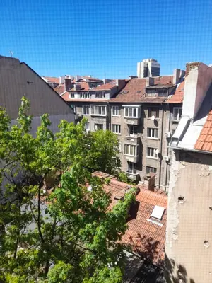 a view of a city with buildings and trees at Studio Kalo in Sofia