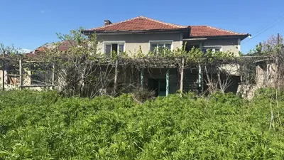 an old house sitting on top of a hill at Pazardzhik Shelter House 3 Empty Rooms, No Electric, No Water, No WC, Free Car Parking, Glavinitsa Self Check-in