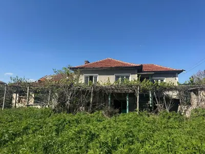a house sitting on top of a hill at Pazardzhik Shelter House 3 Empty Rooms, No Electric, No Water, No WC, Free Car Parking, Glavinitsa Self Check-in