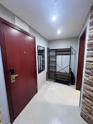 a room with a door and a room with a shelf at The Bansko Retreat in Bansko