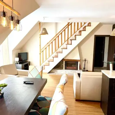 Dreaming apartment with tree Mountain view