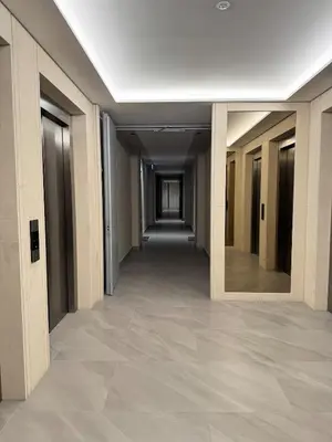 an empty hallway in a building with a hallwayngth at Wings Apartment 1 Bedroom Luxury-free parking in Sofia