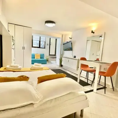 Heart of Sofia Chic Studio steps from Vitosha Blvd