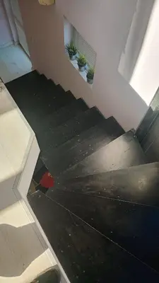 an overhead view of a staircase in a house at Кичук Париж in Plovdiv