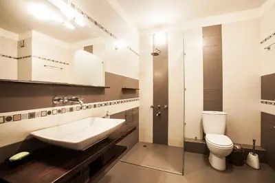 a bathroom with a sink and a toilet at Sofia City Home in Sofia