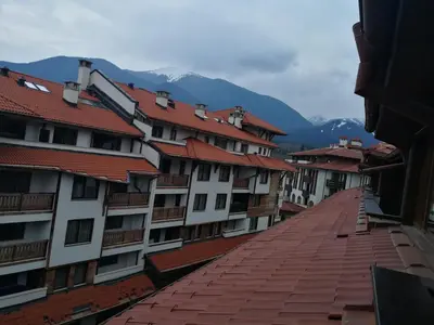 a view from the roof of a building at Cedar Lodge 3/4 Apartment Paradise in Bansko