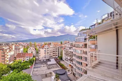 a view of a city from a building at South Park, Vitosha View, 2-BDR, 2-BTHR Apartment by Flat Mаnager in Sofia