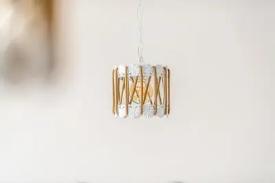 a chandelier hanging from a ceiling at Gladstone suites in Plovdiv