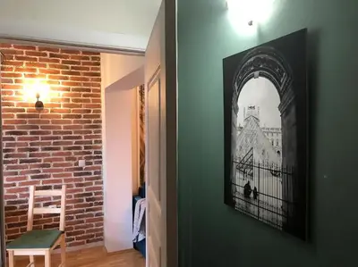 a picture of a building on a wall at FUNKY FRESH place in the heart of Sofia in Sofia