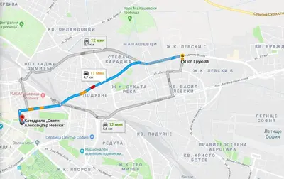 a map of a subway line with a blue and red at Tulips - Room for travelers, close to the Airport, transport possible in Sofia