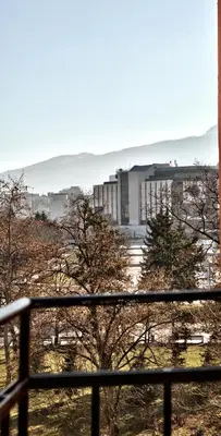 a view of a building from a balcony at 66 in Sofia in Sofia