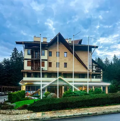 a large building with a lot of windows at Hotel Iceberg Borovets in Borovets