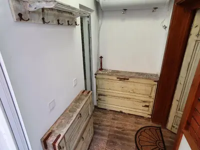 a room with a dresser and a closet at Modern and Old LODGE in Sofia