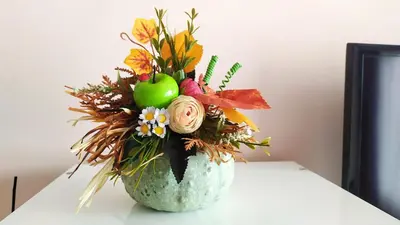 a flower arrangement in a vase on a table at Lovely City Center 1BD, 1BT Apartment in Sofia