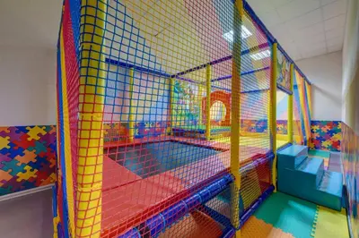 a play room with a large play structure at Forest Home 524 in Smolyan