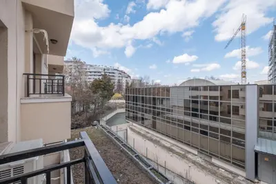 a view from the balcony of a building at Sunny Dream Apartments in Sofia