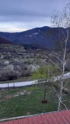 a view from the roof of a house at Хотел Варненци in Lŭki