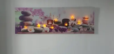 a group of candles sitting on top of a table at Penthouse Harriet Bansko in Bansko