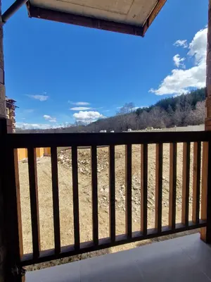a view from the balcony of a house at Cozy 2BD Apartment in Bansko by Flat Mаnager in Bansko